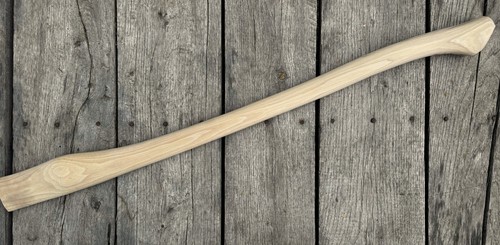 Bent grip single - bit, axe